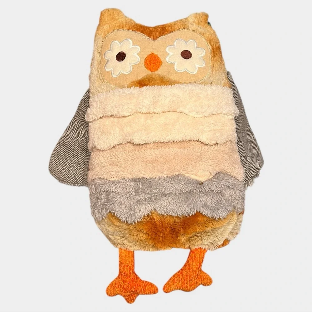 PIER 1 Plush Owl Throw Pillow Set - Sophie NWT, Other In Excellent Condition.